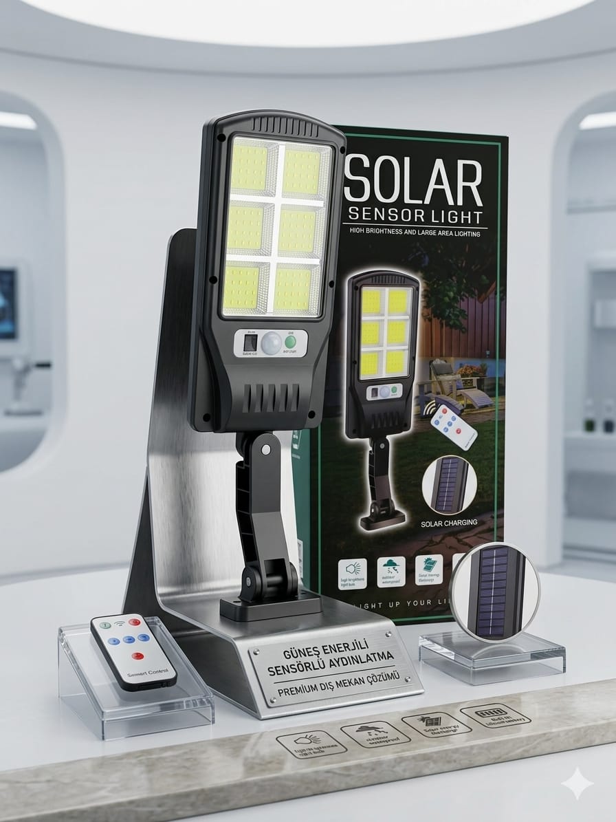 6 BÖLMELİ SOLARLI BAHÇE LAMBASI KL:60